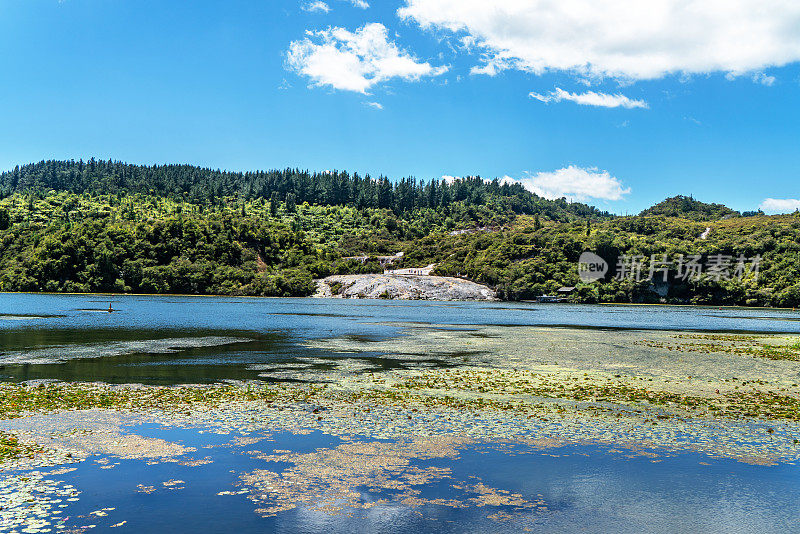 Orakei Korako地热公园和洞穴，陶波，新西兰